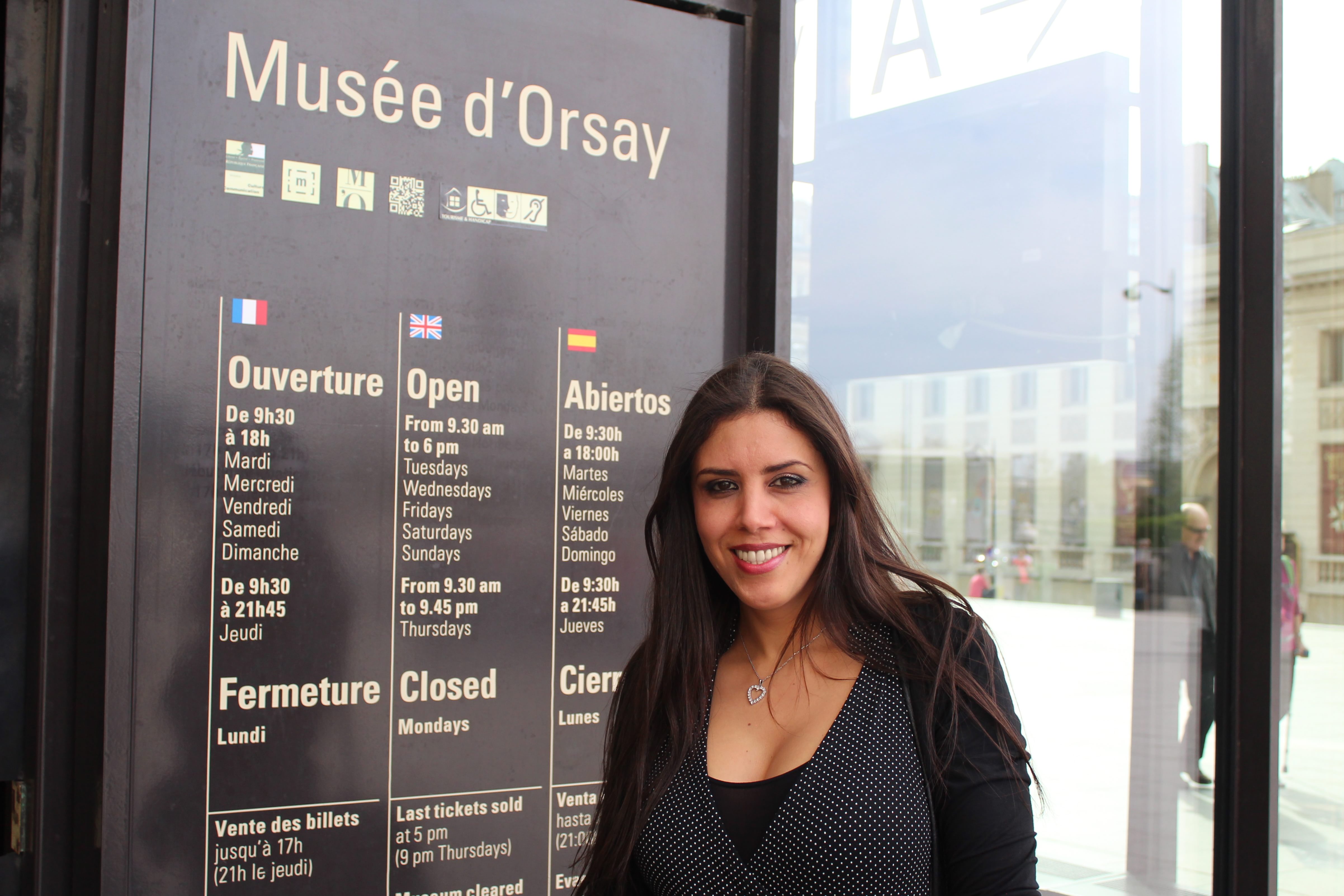 Ilham Laraki au musee d'orsay